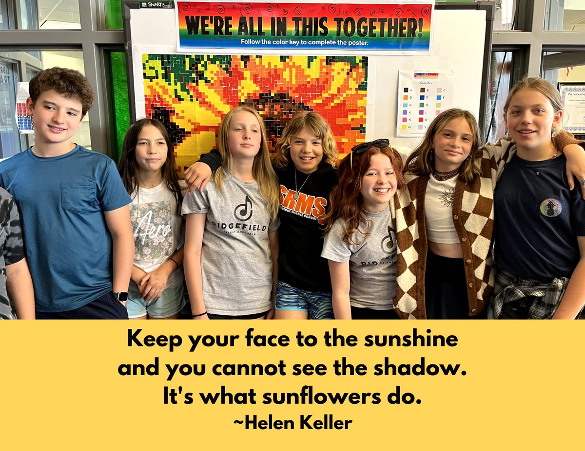 It's a sunflower! #srmsct completed this @byStickTogether in less than a week! #tlchat #futurereadylibs #westicktogether #letsticktogether @RidgefieldPS @janineaj 
wevideo.com/view/2738262738