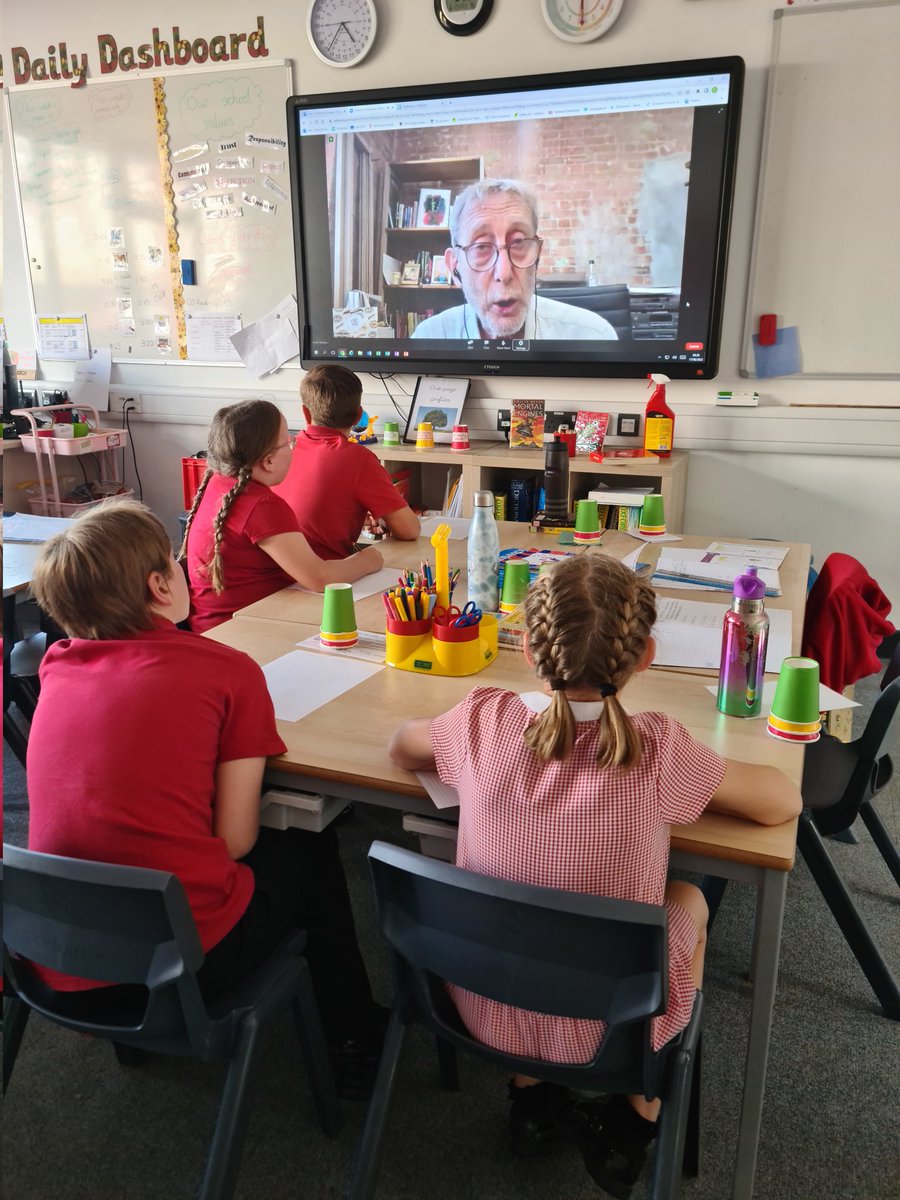 @MichaelRosenYes Thank you for a great webinar today for #ADayofWelcome Year 5 @westhorndonprim really enjoyed listening to you and your poems!