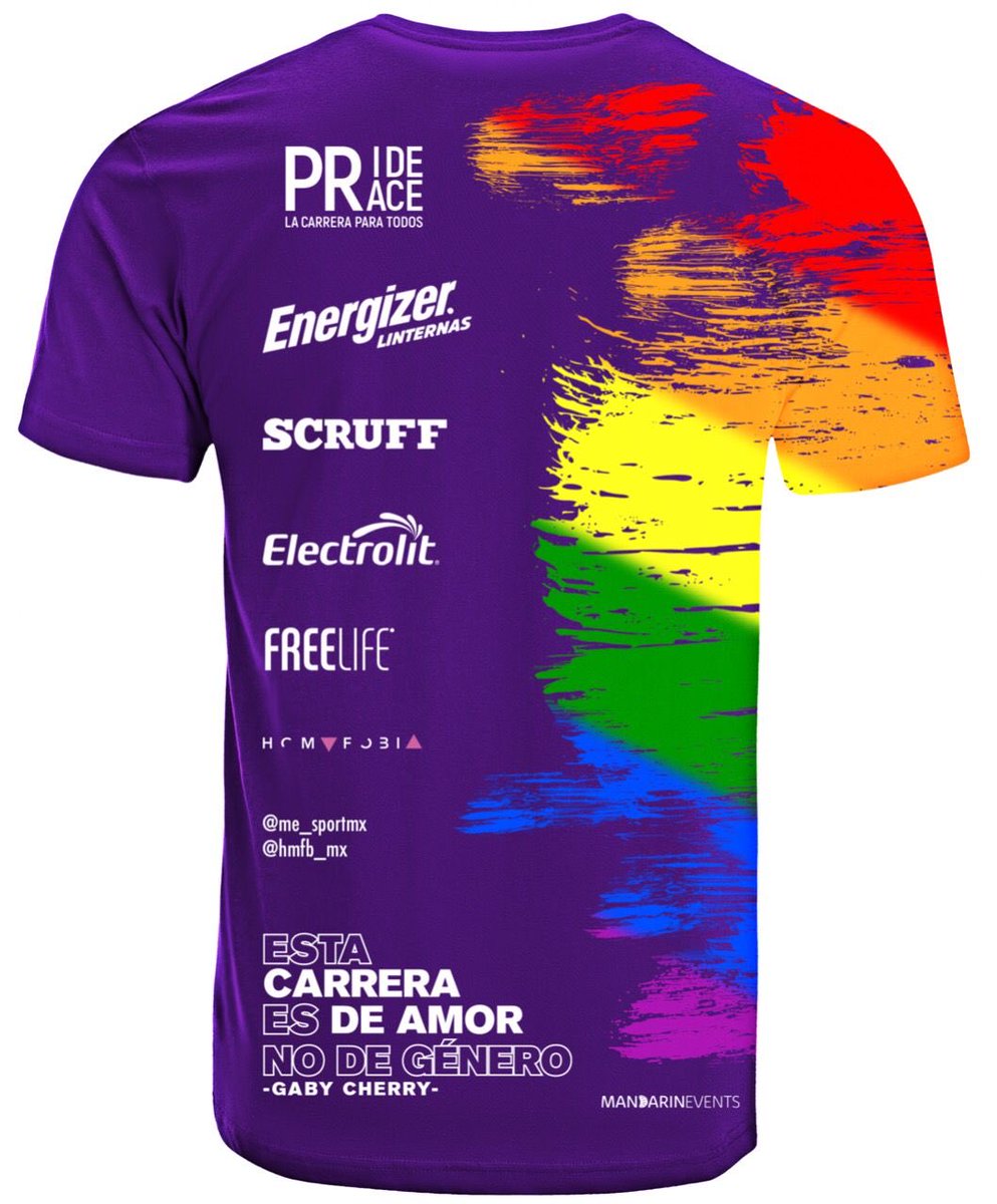 MrZeds3's tweet photo. Esta será la playera de los corredores del #PrideRace 🏃🏻y esta INCREIBLE ¿no creen? #Pride #Pride2022 #OrgulloLGTBI #SCRUFF @SCRUFFlatino ¡Quedan pocos lugares para correr esta carrera! ¡Esta carrera es de amor no de género! https://t.co/K3CyfQdH3I