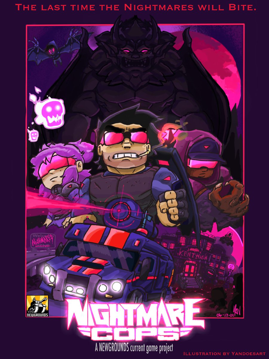 Nightmare cops movie poster edition🥤🍿 #nightmarecops