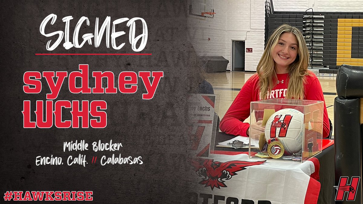 HartfordWVB's tweet image. 𝓢𝓲𝓰𝓷𝓮𝓭! ✍️ 🙌

Welcome to Hartford Sydney!

#HawksRise