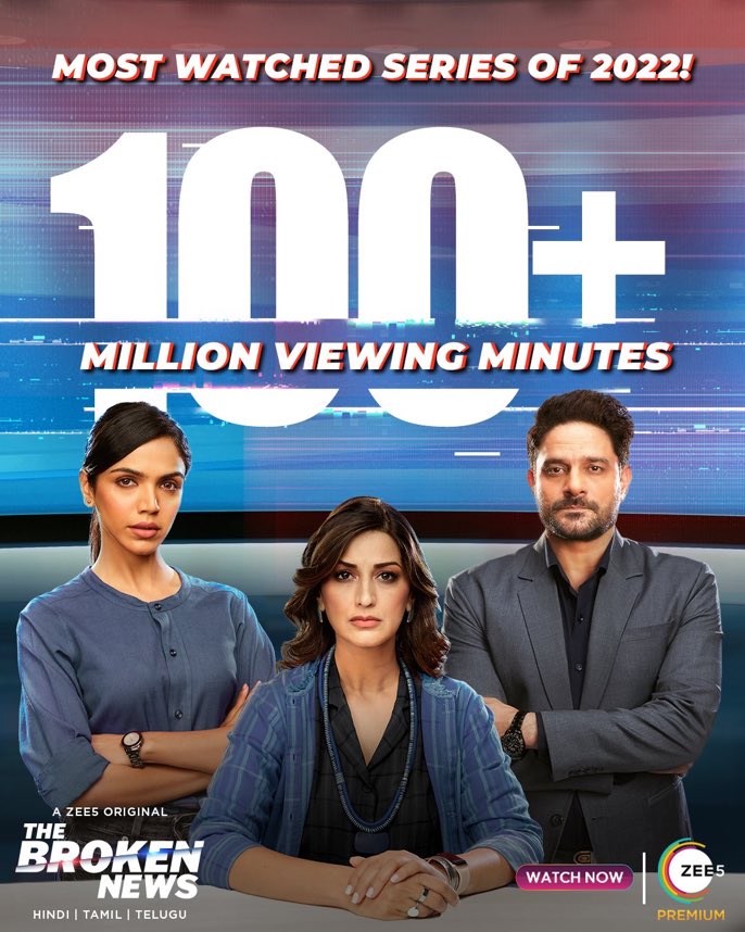 suyashpachauri's tweet photo. #GreatTopic The newsroom drama has made a solid topic in its new showing the good the bad &amp; the ugly side of journalism #TheBrokenNews packs a punch with a great cast led by @iamsonalibendre &amp; supported by @JaideepAhlawat and @ShriyaP @ZEE5India #DirectorsDailyClapboard https://t.co/ROF89DzgnZ