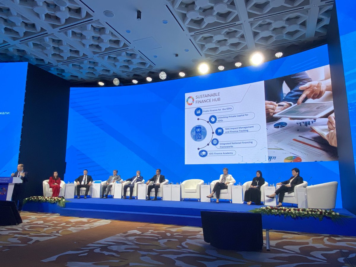 vvremis's tweet photo. @UNDPKAZ @Minecology_kz @tombeloe: “There is enough financing around the world, it’s about how decisions are made to invest it into SDGs”. SDG finance session of the 2nd #SDGCentralAsia Summit https://t.co/GA1gdObnBi