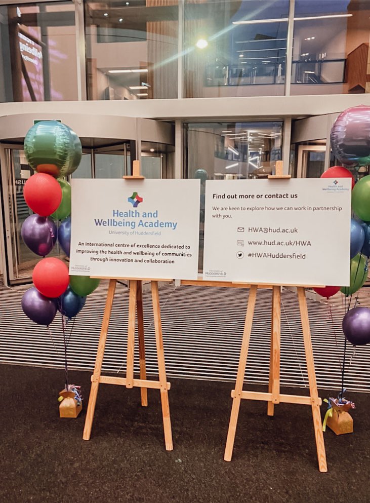 ConneelyBarbara's tweet photo. Fantastic evening celebrating the launch of @HuddersfieldUni @UoHHealthSocSci  Health &amp; Wellbeing Academy, insightful speeches from @HUD_DVC &amp; @davidfmelia looking forward to HWA’s exciting next steps #HWAHuddersfield #AHSN #healthworkforce https://t.co/PUo3F64tEm