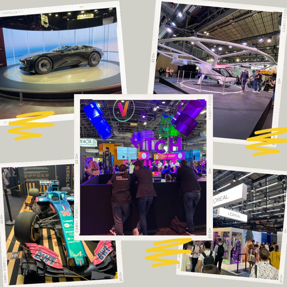 👋 Nous étions à #Vivatech hier ! Metaverse, NFT et blockchain sont les sujets clefs de cette année. Bien que fascinants, ces exploits tech ne seront louables qu'à la condition qu'ils soient guidés par les enjeux actuels ! Alors, à quand une édition 100% dédiée à la TechforGood?