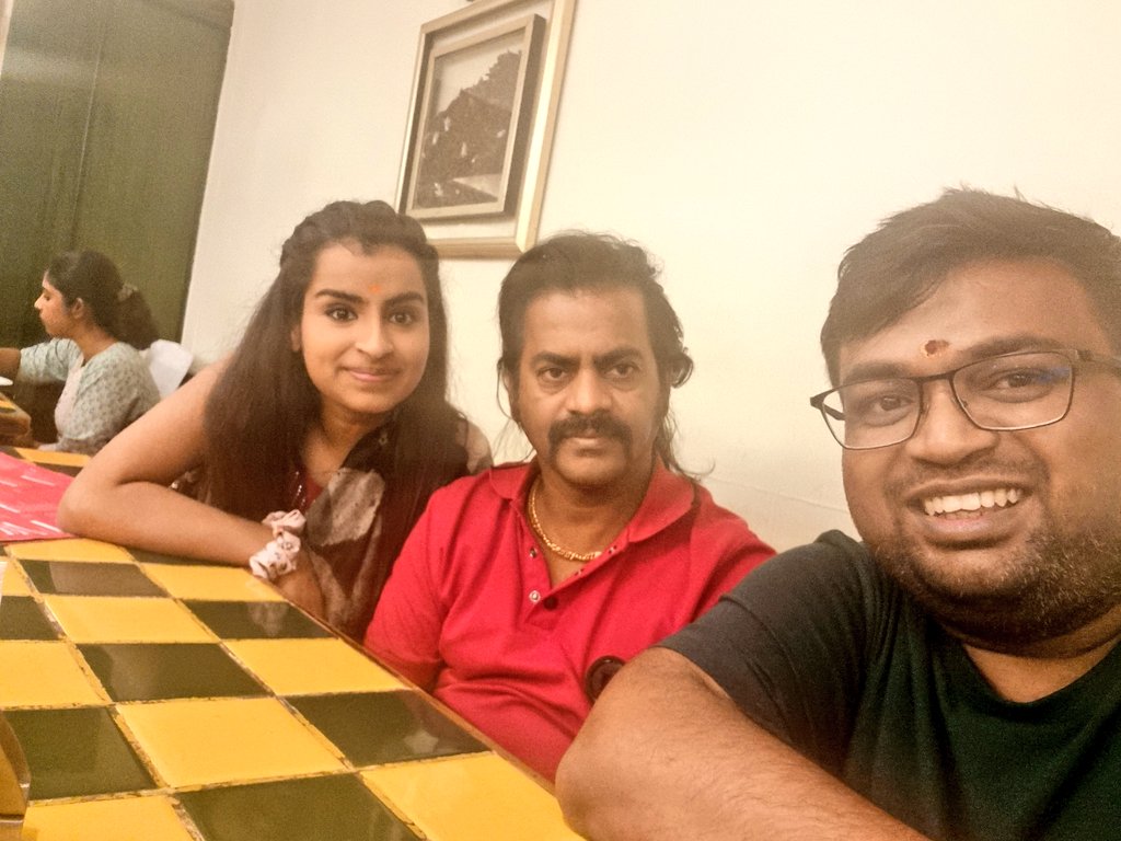 itisprashanth's tweet photo. Wonderful dharisanam at Chamundeshwari temple. Had some nice veg dinner with @sivaangi_k and @KingsleyReddin ! 

#NaaisekarReturns 
#Mysore https://t.co/RQ9XM0xnDM