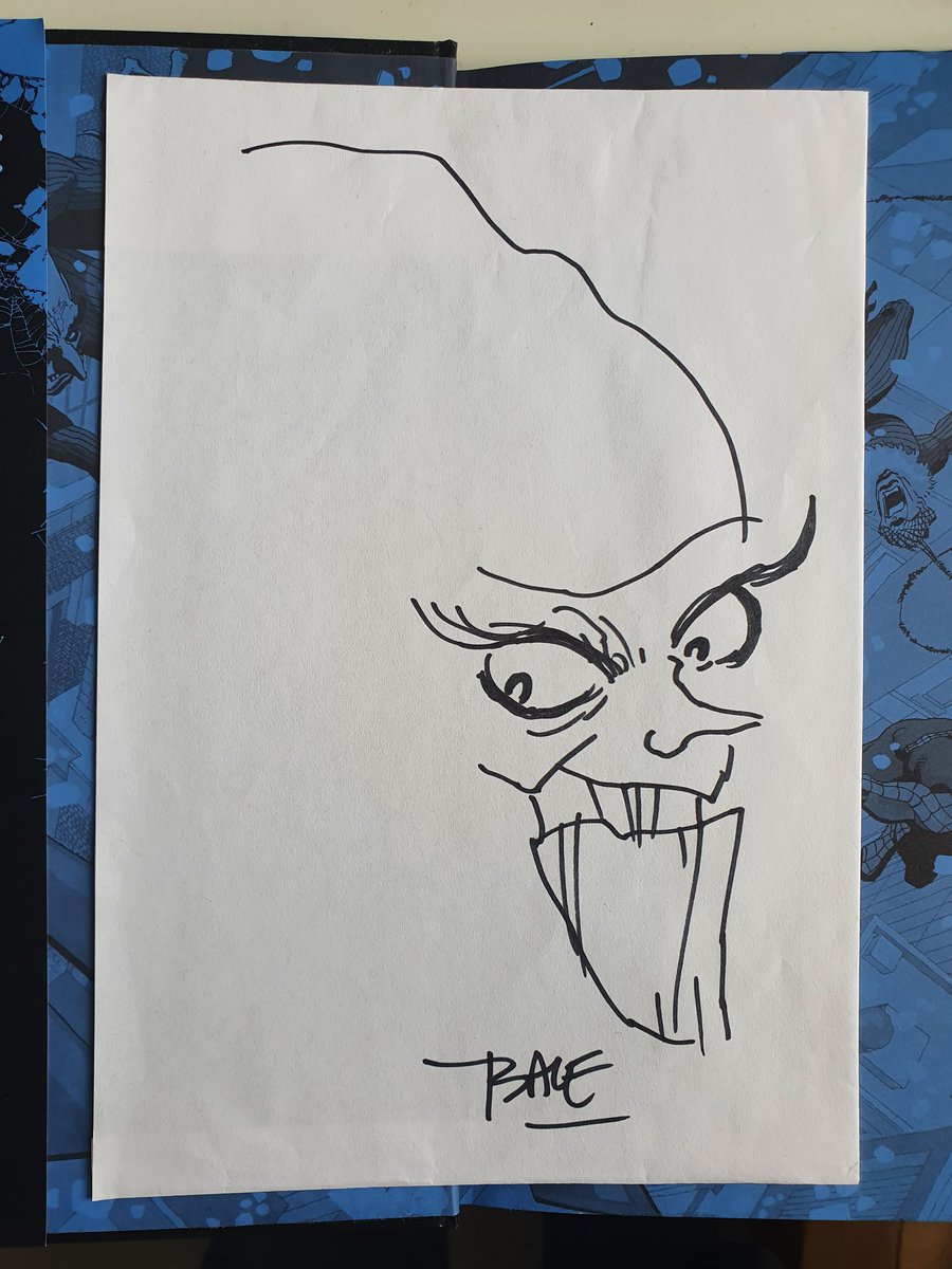 Tim Sale was at the core of my favourite comics. He helped shape definitive takes on some of the medium's biggest names: Superman, Spider-Man, Batman, and more. I got to meet him once, he was kind enough to offer a quick sketch of my favourite villain. Rest in peace.