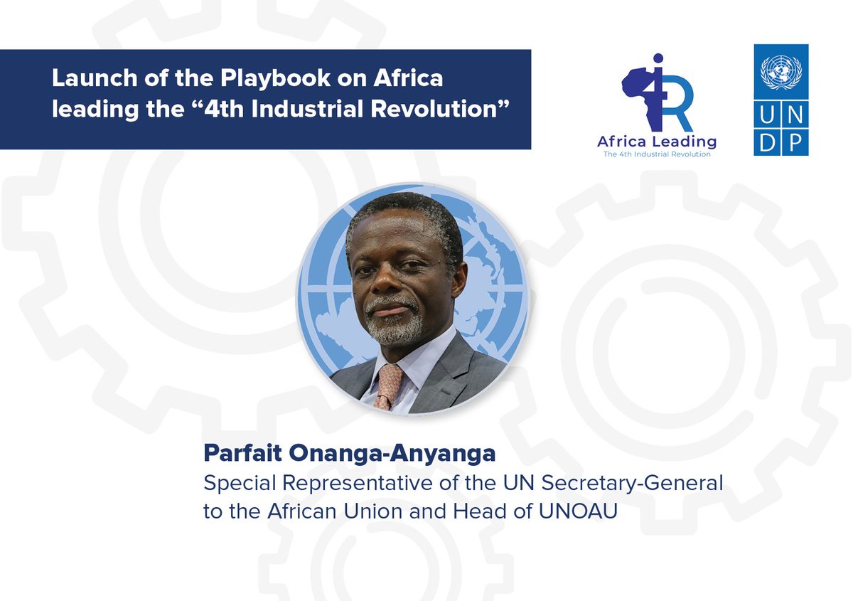 "The Playbook is a critical pathway to strengthening Africa’s leadership in #4IR. The stakes are high - govts &amp; private sector have a key role to play in spreading knowledge, mobilizing funding, increasing connectivity &amp; developing partnerships"
🗣️ <a href="/parfait_onanga/">Parfait Onanga-Anyanga</a>, <a href="/UNOAU_/">UN Office to the African Union - UNOAU</a>
#AL4IR