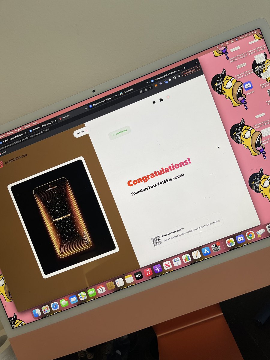 fefe4753's tweet photo. @TheBubblewrld 🔥 
Got me my #FoundersPass for Bubbleworld. Great thanks to the team who helped me out as I had an issue with my MM account. U’re the best https://t.co/BjLaCAEMN7