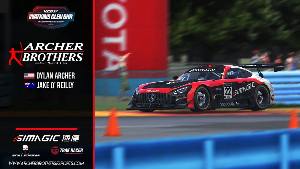 ArcherBrothers's tweet photo. Tomorrow is Raceday for the @iracingofficial 6 Hours of The Glen by @vcoesports ‼️ A lot of prep put into this race, time to make it count 💪 https://t.co/w5TzGndIcC