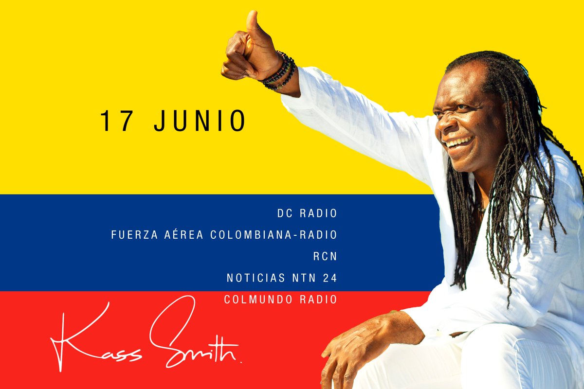 Hoy comenzamos con la mejor actitud la promoción en medios, 
Today we start with the best attitude the promotion in the media,
#kasssmith🇯🇲  #press  #colombia #tour #eldorado.  @nattycongorecords