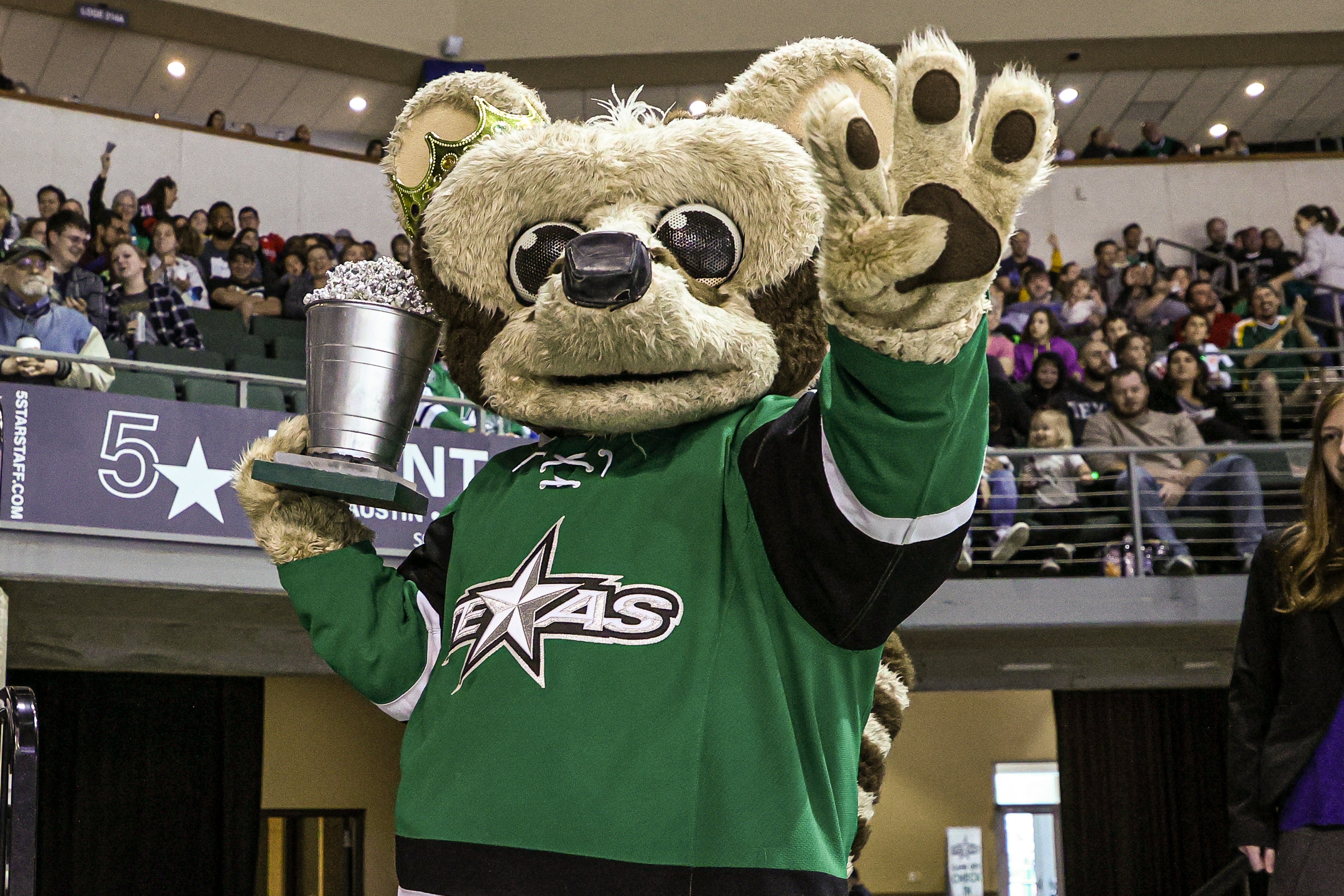 Texas Stars' Ringo Completes Three-Peat as Mascot of the Year - OurSports  Central