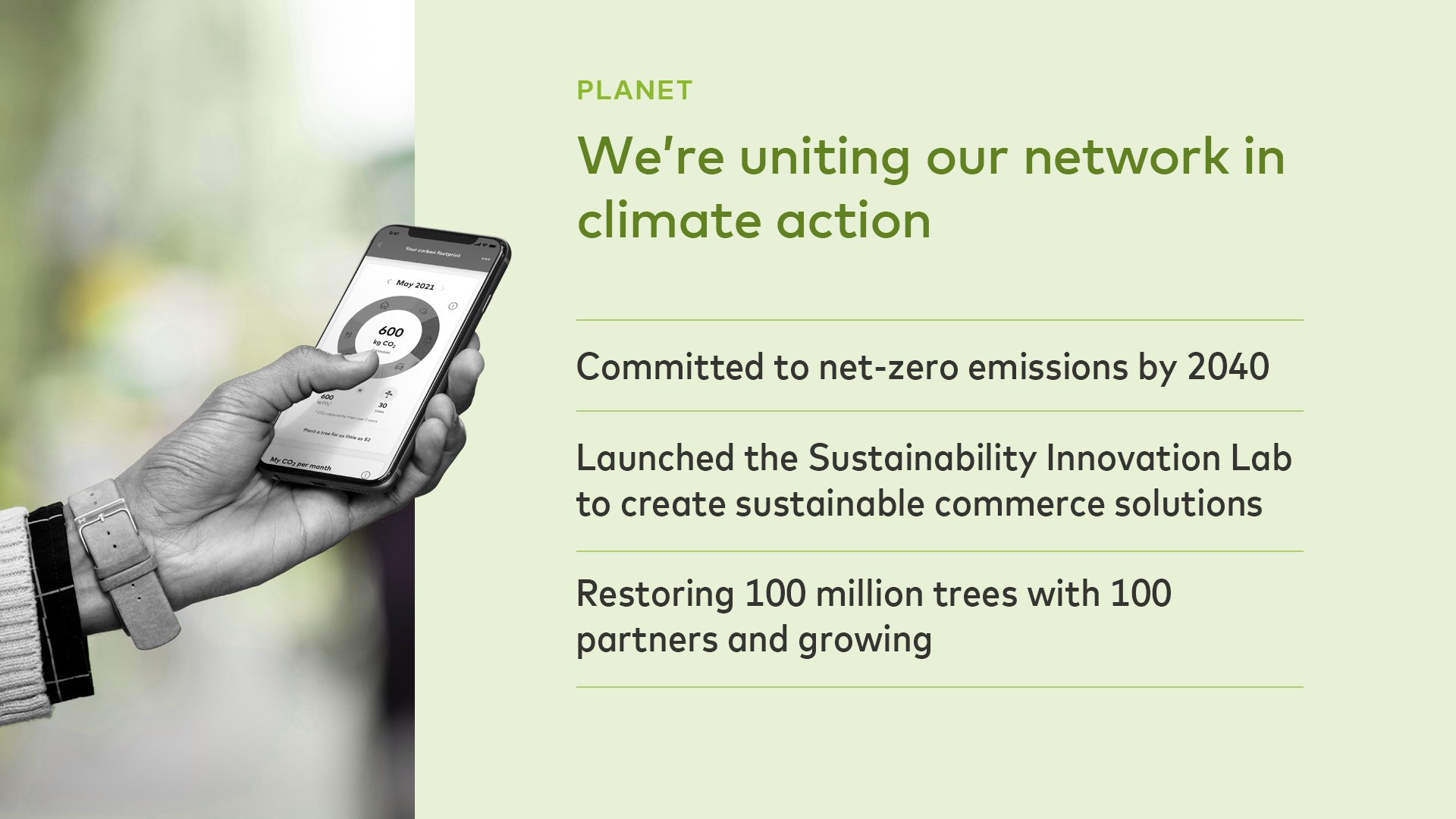 Mastercard News on Twitter: "Sustainability is embedded in everything we  do. Learn more about our expanding network of partners and initiatives to  cultivate a healthier planet: https://t.co/fQHLJqR4tV  https://t.co/zzUXgmdmYN" / Twitter
