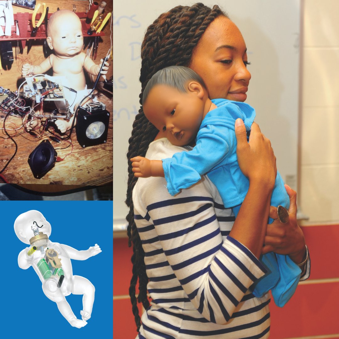 RealityworksInc's tweet photo. #BehindTheScenes
#RealCareBaby sure has changed since the prototype was created 25+ years ago in a garage by a rocket scientist. It's now used by educators around the world to teach early childhood, parenting, infant care, & more.
https://t.co/EL8DhgI5s8
#BabyThinkItOver #CTElife https://t.co/79gC0HJcX1