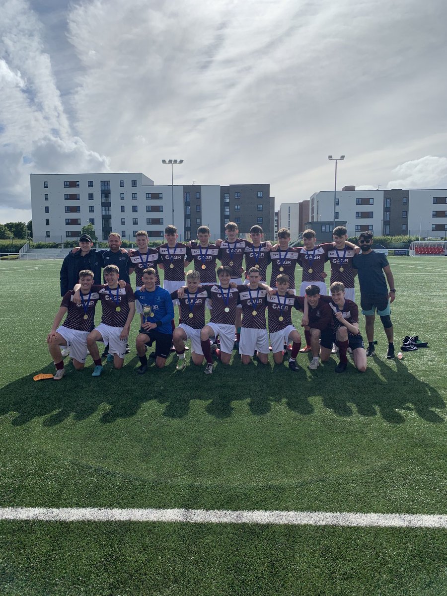 GWC_Sport's tweet photo. A huge congratulations to our 1st X1 boys football team ⚽️🏆 winning the SISFA Cup final 3-0 vs ⁦@sport_smc⁩ in a brilliant game.⁩ Well done boys, you’ve had an incredible season and you should be very proud. Huge thank you to the coaching team and parents ⁦#bleedmaroon https://t.co/cBvLGr1GZs