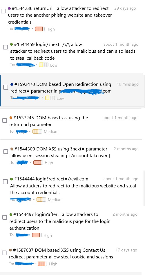 basant0x01's tweet image. Let&apos;s find some DOM-based Vulnerabilities [ DOM XSS &amp;amp; Open Redirections ]

Tips
1. Always Check ?returnurl=, ?next= and other redirection parameters before login. 
#bugbountytipes