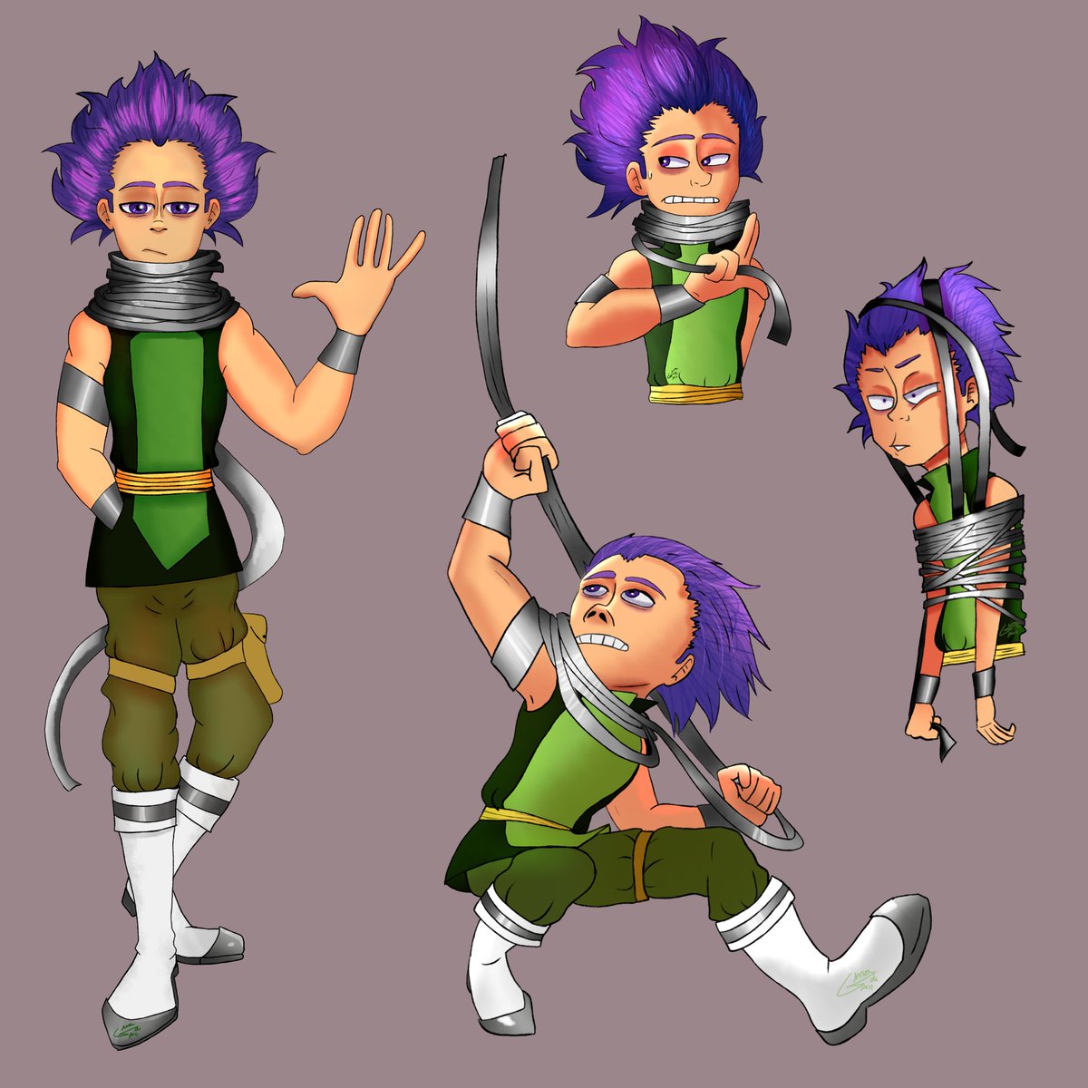 GinaDeSpell's tweet photo. ¡Shinso! In the Avatar x MHA AU i'm making
He's a non bender who lives on Zhao Fu, he's personally trained by Aizawa xd
He looks kind of weirdly cool in green
.
.
.
#AvatarAU #MHAFanart #NonBender #BNHA #BNHAAvatarAU https://t.co/pW1TVAw0dn