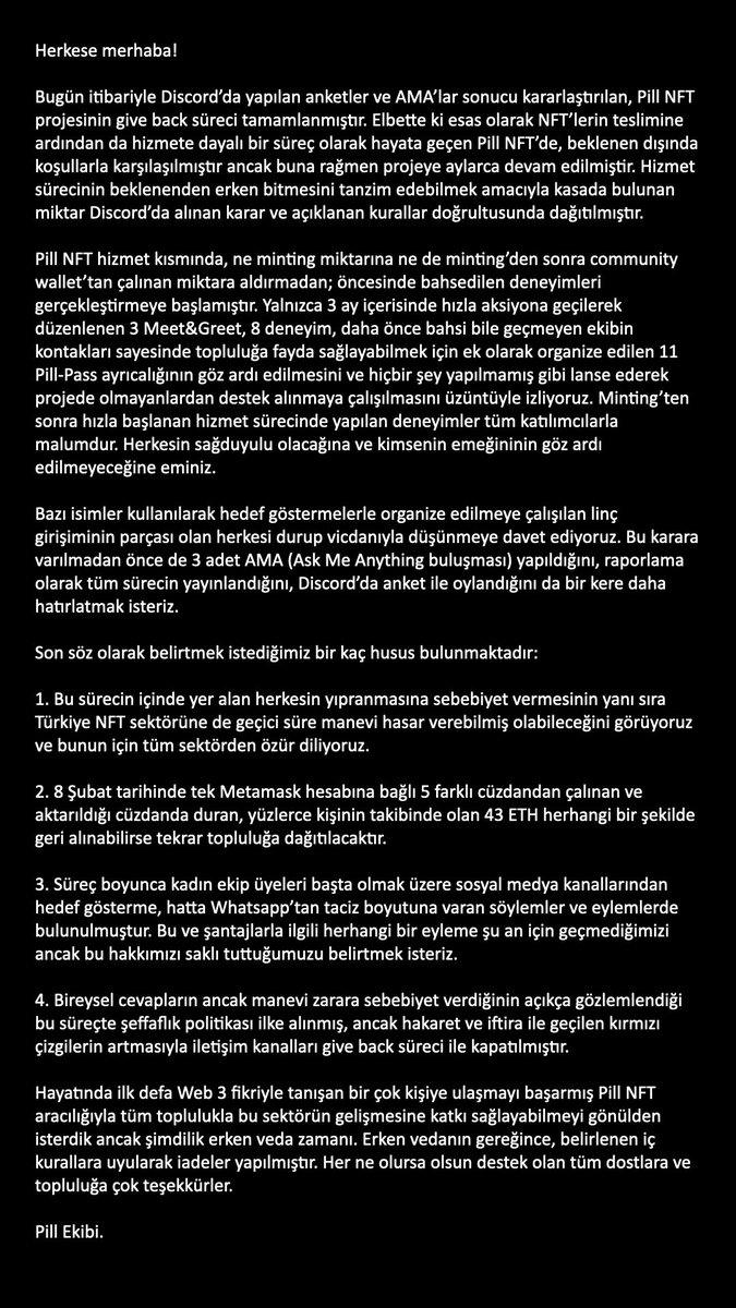 BlackPill19's tweet photo. Ekteki paylaşımı üzülerek gördük fakat zaten beklediğimiz bir hamle ve malum sondu. Bu konuya flood'un ilerleyen yerlerinde detaylıca değineceğiz.
Öncelikle Black Pill topluluğunun nasıl oluştuğunu, hangi aşamalardan geçtiğini anlatalım size. Bu zamana kadar hep sustuk. https://t.co/HEXt1l1h9o