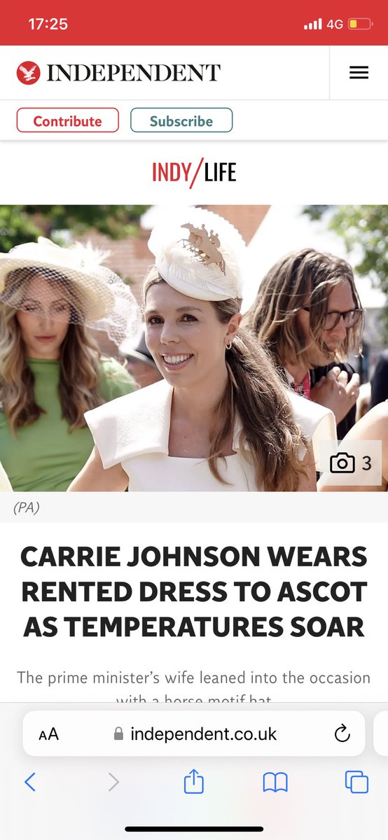 domdyer70's tweet photo. Come on Carrie how can you be an animal welfare campaigner &amp; attend an event where horses are being raced in a 35 degrees heatwave with the real risk of heat exhaustion &amp; death. This is not entertainment it’s cruel exploitation @LeagueACS @AnimalAid https://t.co/Fm4cNTlXjm