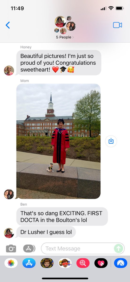 k8imagines's tweet photo. This was his response when I got my PhD in April. He was so proud ❤️ https://t.co/evfyzOyWEg