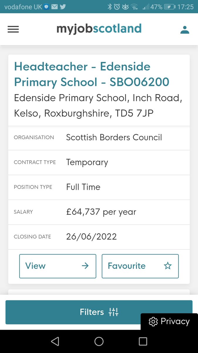 James Bewsey (@jamesbewsey) on Twitter photo So, for next school session I'm stepping away as HT to take on the role of Quality Improvement Officer <a href="/SBCEducation1/">SBC Education</a>.
In my absence, we're looking for an amazing individual to take the reins <a href="/EdensidePS/">Edenside Primary School & Nursery</a>. Could this be you? Or a friend? Please retweet
myjobscotland.gov.uk/councils/scott… So, for next school session I'm stepping away as HT to take on the role of Quality Improvement Officer <a href="/SBCEducation1/">SBC Education</a>.
In my absence, we're looking for an amazing individual to take the reins <a href="/EdensidePS/">Edenside Primary School & Nursery</a>. Could this be you? Or a friend? Please retweet
myjobscotland.gov.uk/councils/scott…