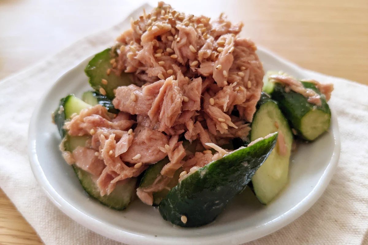 和えるだけで完成！いくらでも食べられる「無限ツナきゅうり」。
