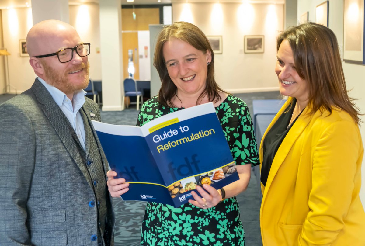 FDFScotland's tweet photo. Yesterday we showcased how Scottish food and drink businesses are making everyday food healthier at our #ReformulationforHealth event.
Thank you to our speakers - including @MareeToddMSP @scotgovhealth and @Gmacchef - and to all our exhibitors and delegates. https://t.co/ScI5yRsBra