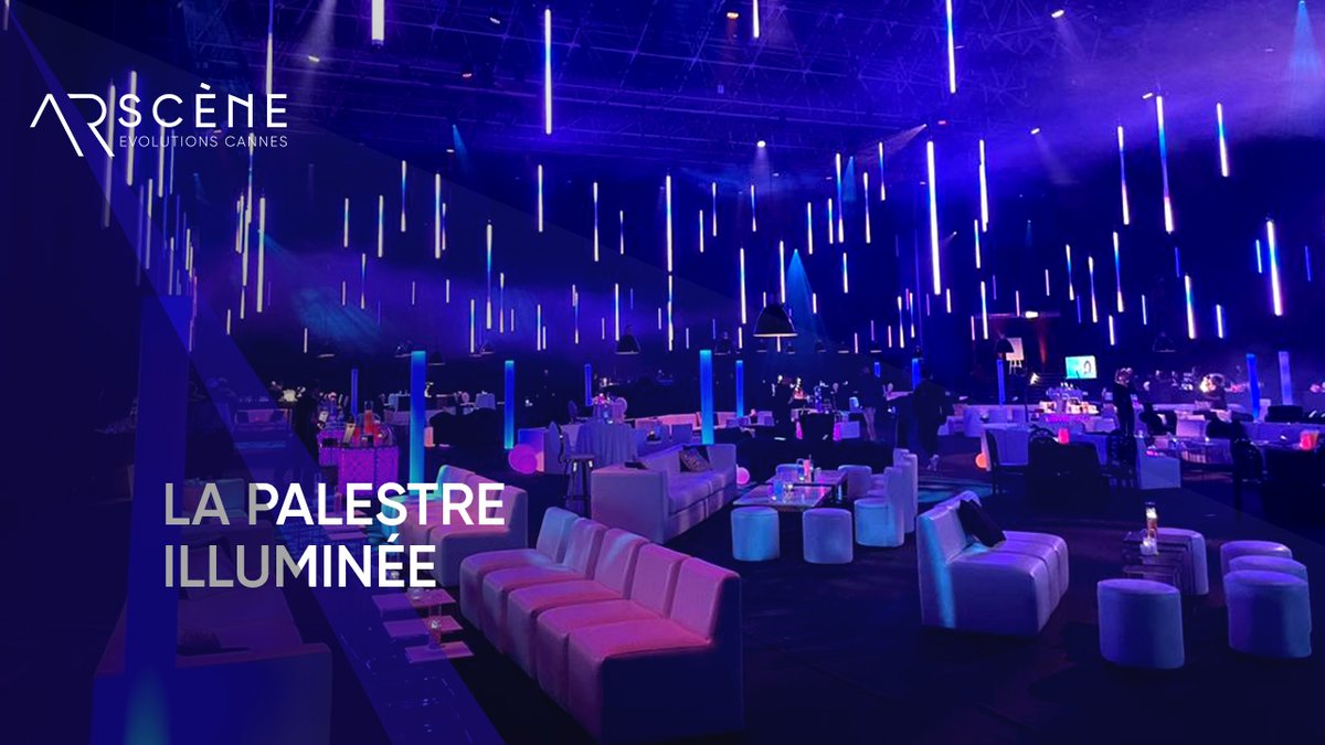ArSceneCannes's tweet photo. Quand la #Palestre s’illuminait tel un ciel étoilé début mai… #Ar’Scène Evolutions c/o Lafayette French Riviera : #Technical #services for this amazing private #event.
#cannet #cannes #palestre #light #setup #stage #scène #show #technicalmanagement https://t.co/ukwOp2KPYD