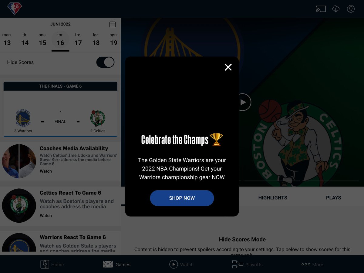 Morten Stig Jensen on Twitter: is a bad look for NBA League Pass, unfortunately. And a major shame given how well the platform has otherwise performed this International viewers, who