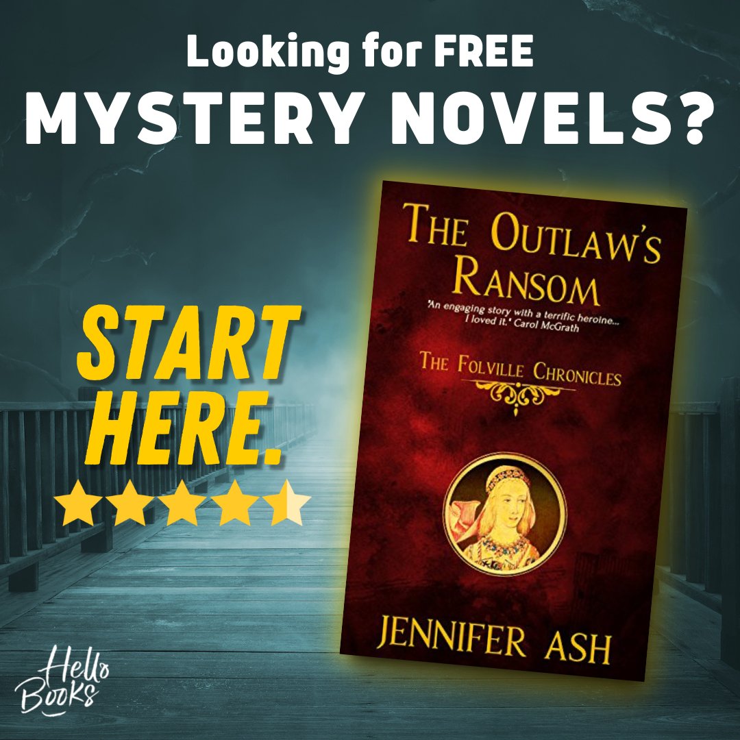 JennyKaneAuthor's tweet photo. THE OUTLAW'S RANSOM IS FREE
The #ebook of the first book in #TheFolvilleChronicles (which I've written as @JenAshHistory) is #FREE until midday on Sunday from #AmazonUS and #AmazonUK
All links are here!
https://t.co/2HVMPEEXJm
#MYSTERY #hellobooks https://t.co/4lWa05DuWl
