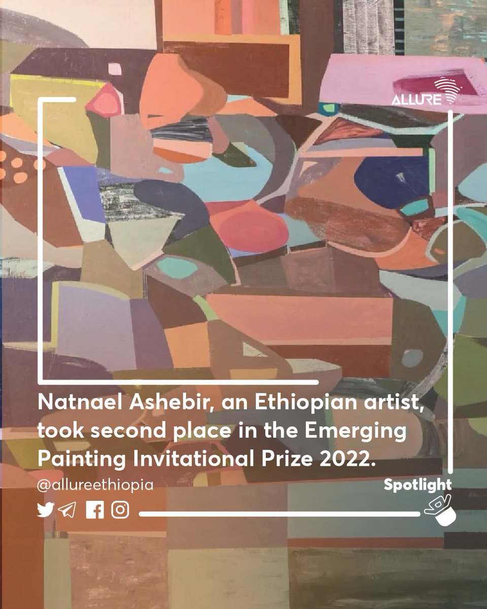 AllureEthiopia's tweet photo. #SpotlightOfTheWeek
Natnael Ashebir - @natnael_art
Meet Natnael!
He is one of the most exciting young artists to have emerged in recent years from the country’s visual arts scene.
#allurespotlight #NatnaelAshebir #natnaelart #Abstract #Painting #Artist #Art #addisaba https://t.co/r4Tcw1dpkW