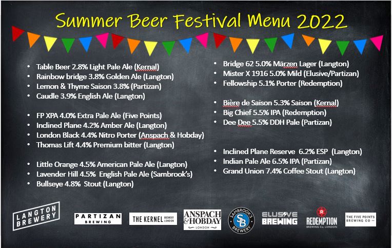 Showcasing the very best of beers from award winning craft breweries at the Langton Brewery Beer Festival | 8-10 July.  What do you fancy? Tickets on sale now.