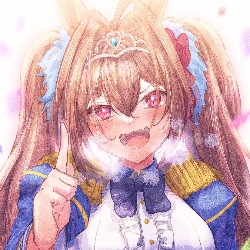 ダイワスカーレット(ウマ娘) 「上手く描けてるかどうかは置いといて
最近描いたお気に入りの表情 」|壱十九 / illustratorのイラスト