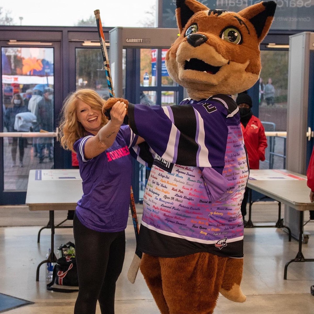 It’s #NationalMascotDay and we have the best mascot around <a href="/MarkyMarksmen/">Marky Marksmen</a> 🧡🦊