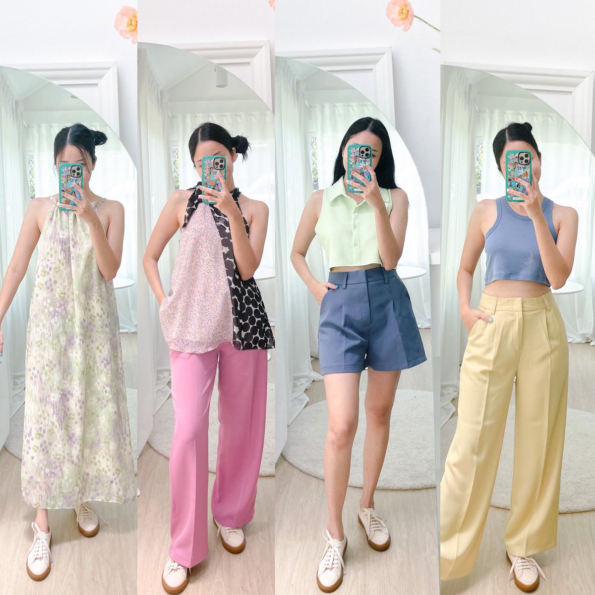 fhay_cotton_h's tweet photo. มาๆ เธรดนี้จะมารวมพิกัดเสื้อผ้าโทนคัลเลอร์ฟูล!! จับคู่สีมาให้แบบน่ารักๆเลย 🥣🧼🌜🧴 https://t.co/5TjuDtL04S