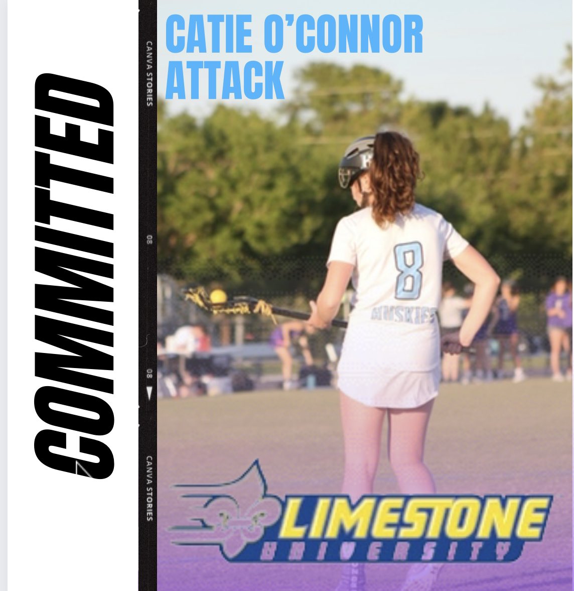 HagertyGirlsLax's tweet photo. Congrats to Catie O. on her commitment to play lacrosse at Limestone University. @osvarsity @FloridaLX @HagertySports @Limestonewlax https://t.co/rzK9LyHOpH