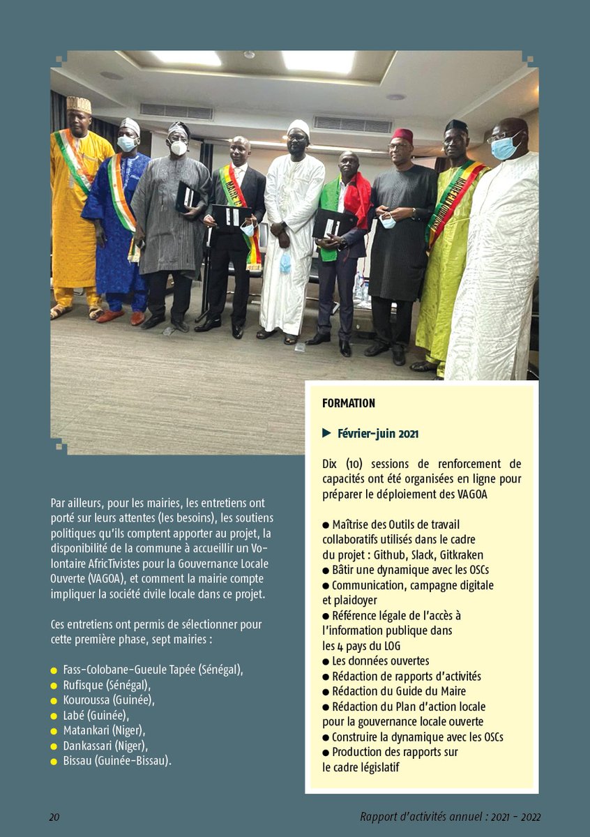 AFRICTIVISTES's tweet photo. Aujourd'hui, le #LocalOpenGovLab est une réalité à:

@MairieMatankari
@CRDankassari
@CommuneLabe
@kouroussamairie 
@CommuneGTFC
@villederufisque
-Mairie de Bissau

La transformation digitale enclenchée a de beaux jours devant elle! 👩‍💻👨‍💻

Plus, ici: https://t.co/QT8IdL9woY https://t.co/o3GxaC4hen