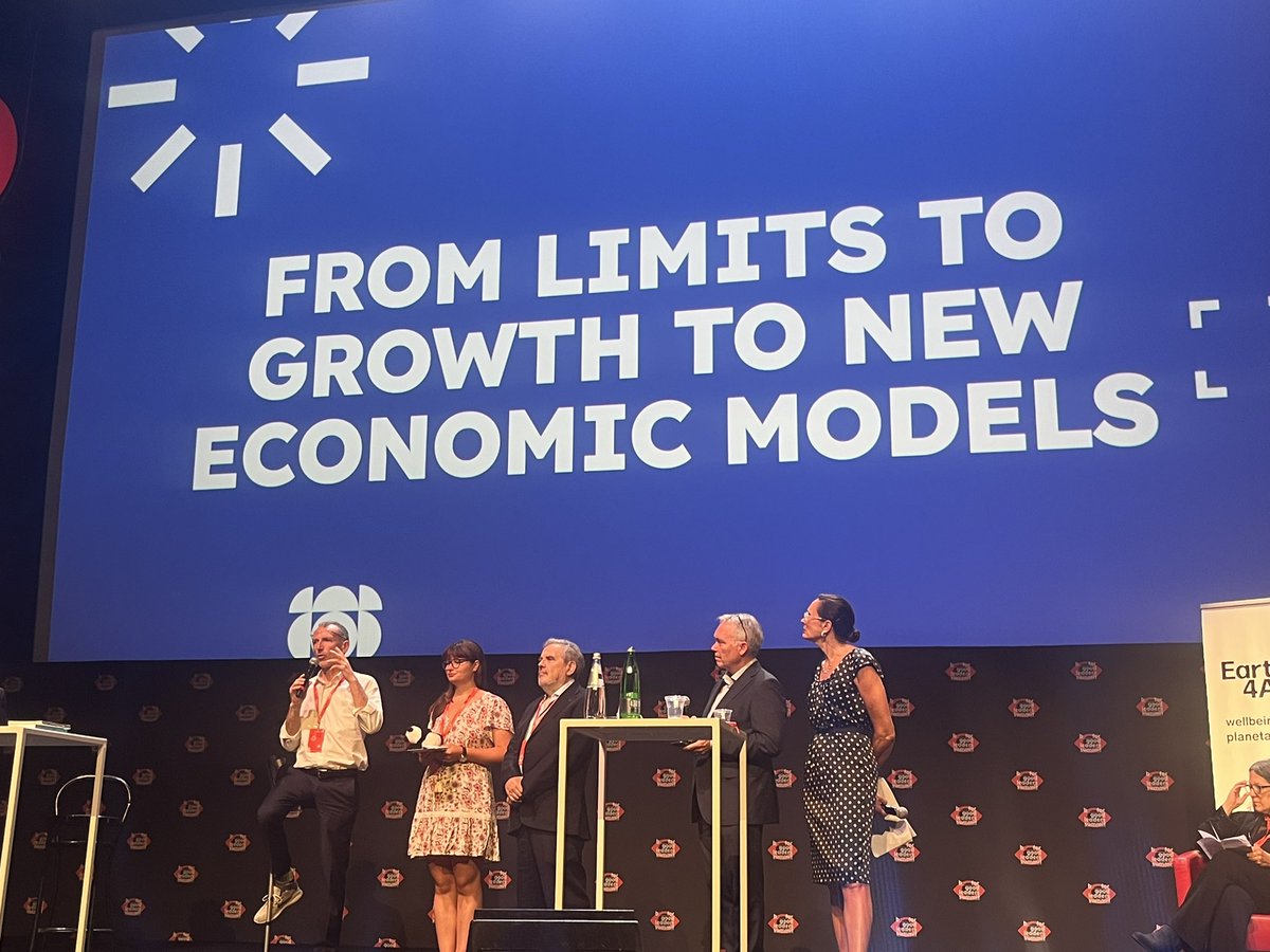 ClubOfRome's tweet photo. „We have reached the limits to growth in the food system as we know it“ says @EmmanuelFaber at the #bforgood Leaders Summit. #limitstogrowth #ltg50 https://t.co/D6JUI7VIkJ