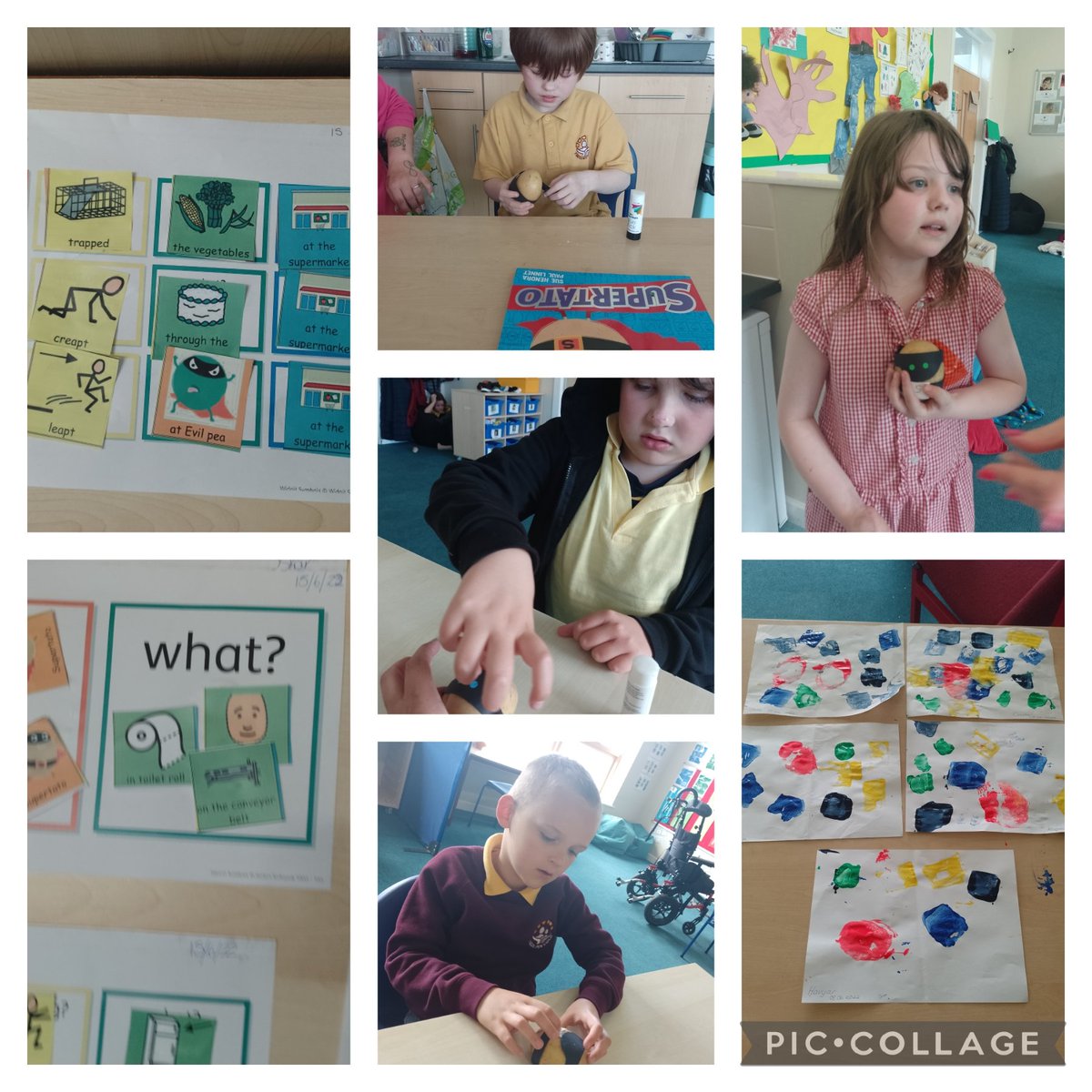 YsgolPenCoch's tweet photo. We've had a great week enjoying our Supertato story in Ospreys. Great work! #ospreysclass https://t.co/dShCDJ6iXE