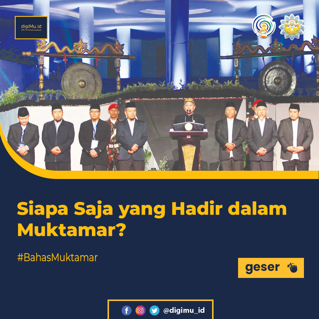 digimu_id's tweet photo. Siapa saja yang menghadiri Muktamar Muhammadiyah Aisyiyah? Ada tiga plus satu kelompok yang bisa datang di Lebarannya warga Muhammadiyah yakni Anggota Muktamar, Peserta, Peninjau, dan bonus penggembira yang mmeriahkan hajatan. 

#DigiMuID #Muhammadiyah #Aisyiyah #TVMu https://t.co/cHBCi2Bg99