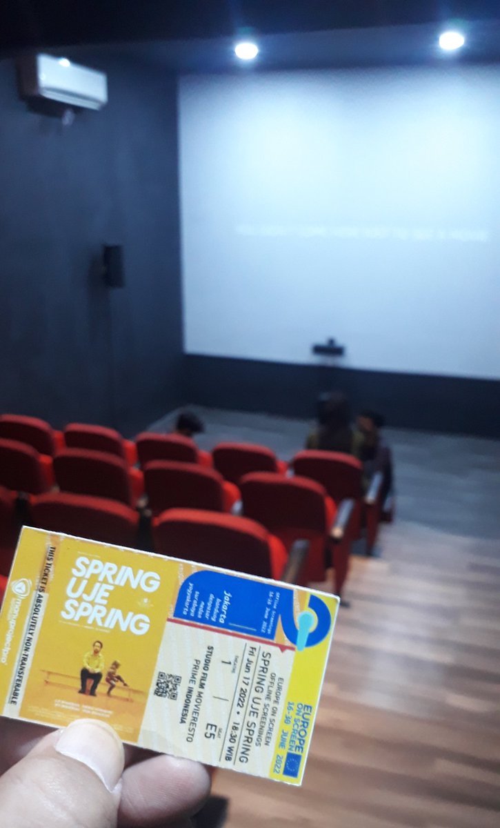 danieldokter's tweet photo. Kickin' off #EoS2022 offline screening in Medan with #SpringUjeSpring 😍 @ Movieresto Prime https://t.co/Kuxwywv4Or