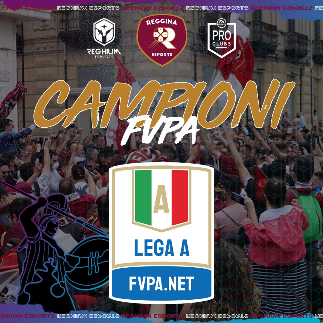 reghiumesports's tweet photo. 🎮| Ancora Campioni! Dopo il campionato VPL, ci portiamo a casa anche il campionato FVPA!!!!!!! @regginaesports @Reggina_1914 @Gunners_Mad
#fifa #esports #gaming #esport #player #gamers #easports #easportsfifa #reggina1914 #fifaproclub #playstation #proclub #reggiocalabria https://t.co/fYoBY3lGcf