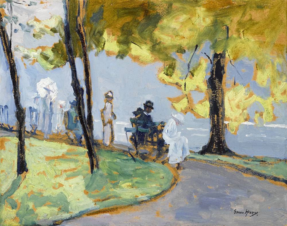 OldeEire's tweet photo. "In a public garden[St. Stephen's Green Dublin].
Grace Henry(1868-1953)
#Ireland #Whytes https://t.co/0N1MLSDCJ8