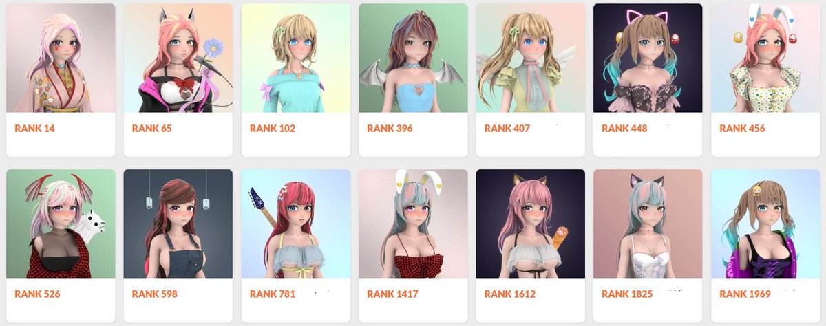 striped_bread's tweet photo. I have a waifu problem. Too many dank traits from @AnimeMetaverse_ 
#amfollowam https://t.co/1S9fTilYIg
