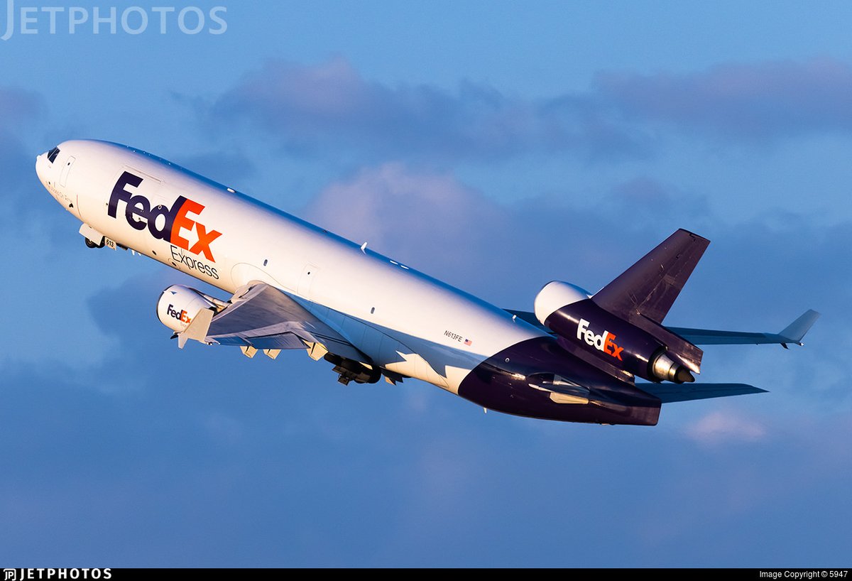 JetPhotos's tweet photo. A FedEx MD-11 departing Beijing. https://t.co/ZiKhDwsnDI © 5947 https://t.co/Z4KOdnHjhc