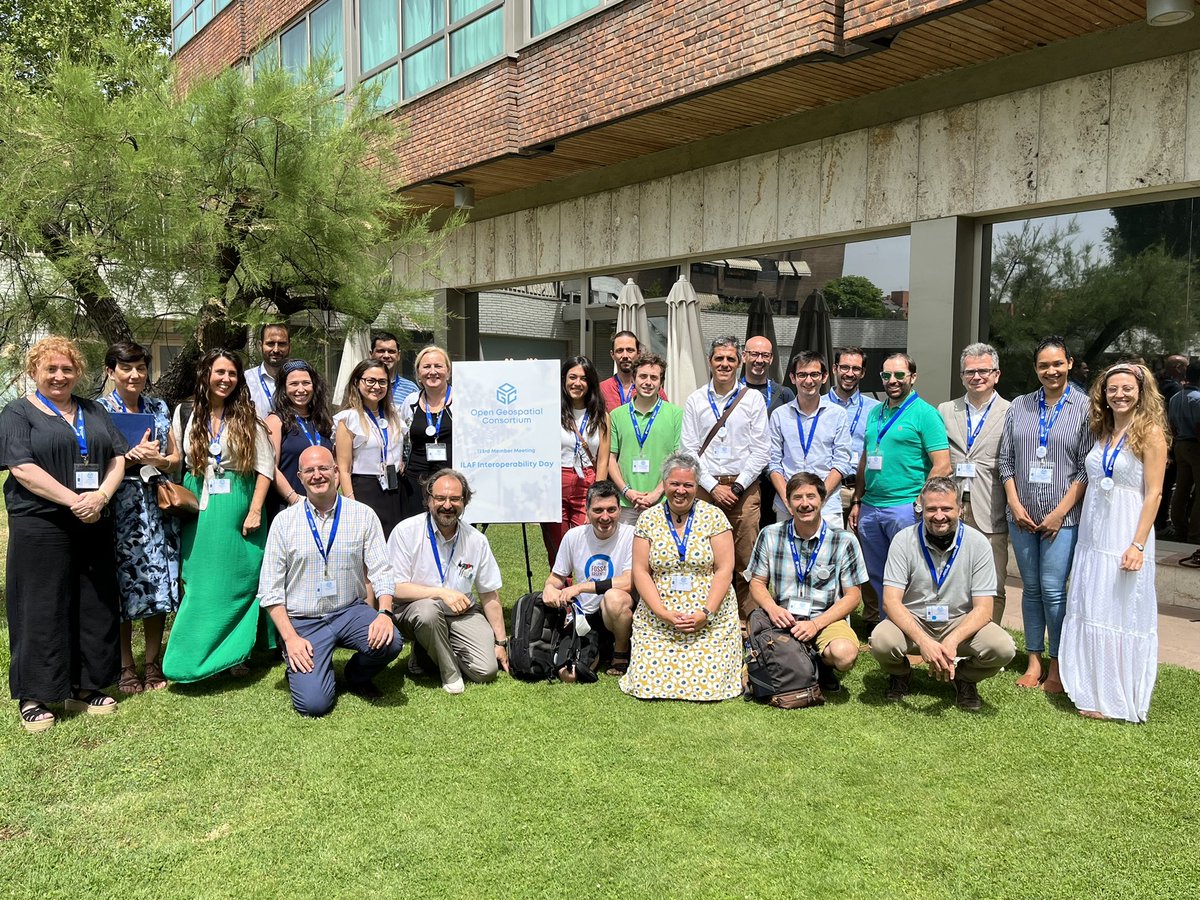 OGC_CarolineR's tweet photo. What a wonderful event: Iberian and Latin America Forum Intrroperability Day. Thank you all for coming to Madrid! @opengeospatial @ILAF_OGC #OGC123MM #OGCMM123 #Madrid #FAIRprinciples https://t.co/0OHXzlZVgq