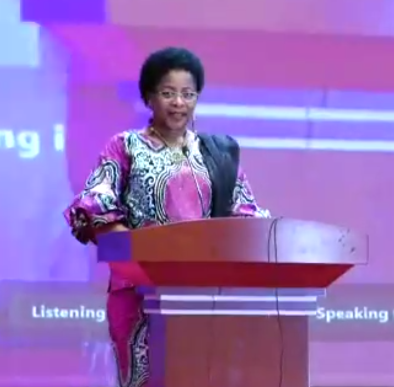acegid_igh's tweet photo. Madame Eléonore Yayi Ladékan, the Minister of Education, Republic of Benin, gives the closing remarks at the 7th ACE Impact Regional Workshop.

#ACEImpact #AfricanUniversities https://t.co/1ZZpYVBslO