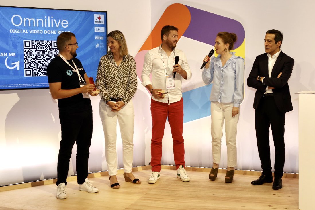 A #VivaTech2022 ce matin nous avons accueilli le startup challenge de l’<a href="/operadeparis/">Opéra de Paris</a> sur le stand <a href="/orange/">Orange</a>. Des pitchs intenses et créatifs pour l’amélioration de l’expérience streaming de spectacle. Congrats <a href="/omnilive/">Omnilive</a> et @datavillageme 👏👏