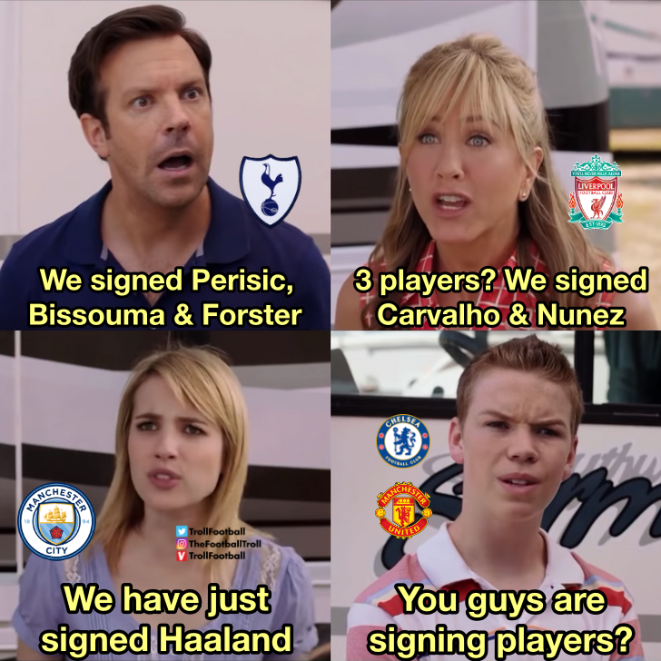 Premier League clubs in the transfer market