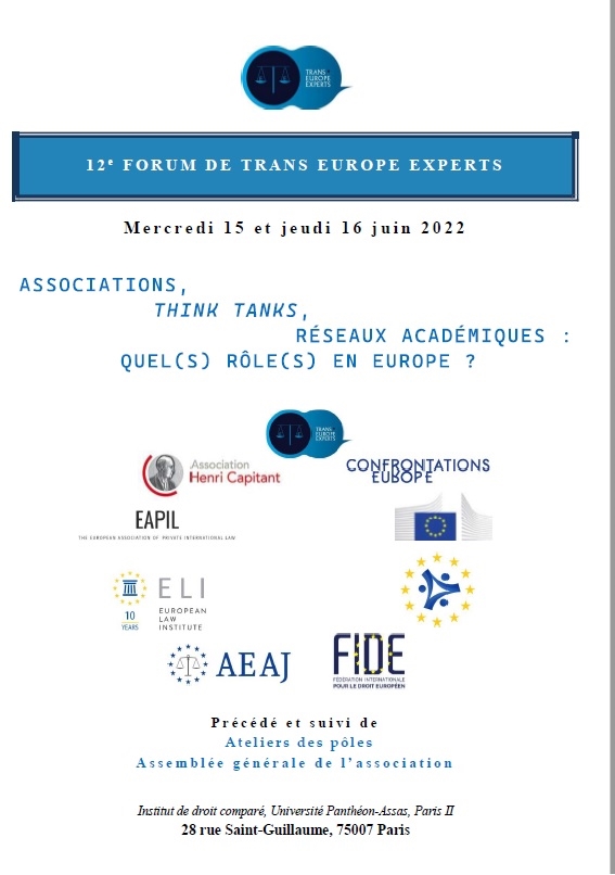 Le bureau #TEE remercie très vivement tous les participants au forum2022 !
Les échanges furent fructueux et révélateurs d'une volonté partagée de poursuivre la construction de l'Europe !
De beaux projets #TEE à venir...